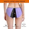 Mesachy Breathable Cotton Menstrual Period Briefs, Moderate Absorbency Backup