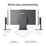 Lenovo IdeaCentre 24-Inch All-in-One PC, AMD Ryzen 5, 16GB RAM, 512GB SSD