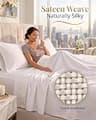 Premium 1000 Thread Count 100% Egyptian Cotton Silky Sateen King Sheet Set