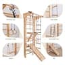 ARTE WIC Swedish Ladder Wall Bars with Indoor Gymnastic Play Attachments