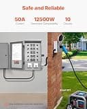 Champion Power Equipment 50-Amp Indoor Manual Transfer Switch Kit With 30-Foot Cord