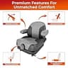 Keystone Seats Comfort Elite Mid-Back Suspension Seat