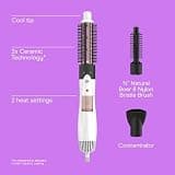 Conair Double Ceramic 3-in-1 Hot Air Brush with Interchangeable Barrels