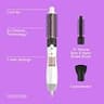Conair Double Ceramic 3-in-1 Hot Air Brush with Interchangeable Barrels