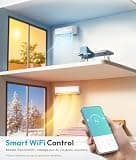 Rellytech 18,000 BTU 21 SEER2 Smart Mini Split