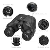 Occer 12x25 Compact Binoculars for Backcountry Hiking and Pocket Carry