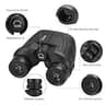 Occer 12x25 Compact Binoculars for Backcountry Hiking and Pocket Carry