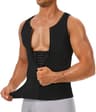 TAILONG Men's Double Layer Slimming Body Shaper Chest Compression Tank Top