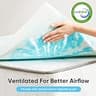 OLIXIS 2-Inch Low-Profile Gel-Infused Memory Foam Mattress Topper, Full Size
