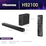 Hisense HS2100 2.1-Channel Soundbar with Wireless Subwoofer & Bluetooth 5.3