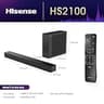 Hisense HS2100 2.1-Channel Soundbar with Wireless Subwoofer & Bluetooth 5.3