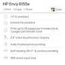 HP Envy 6155e Wireless All-in-One Color Inkjet Printer with Touchscreen & Wi-Fi