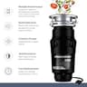 Waste Maid 1/2 HP Economy Anti-Jam Continuous Feed Kitchen Garbage Disposal