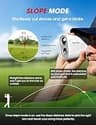 BirdiePulse 1300-Yard Golf Rangefinder with Slope, Magnetic Mount and HD Display