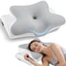 Ergonomic Cervical Neck Contour Memory Foam Pillow with Active Air Technology