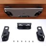 BYMECOST Under Desk Metal Laptop Storage Mount with Anti-Scratch Silicone Pads