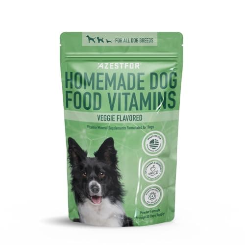 Azestfor Complete Homemade Dog Food Vitamins Pre-Mix Powder for Raw & BARF Diets