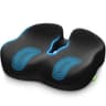AUVON Ergonomic Thick Memory Foam Donut Seat Cushion for Tailbone Pain