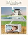 Jartoo 5.5-Inch 2K Video Baby Monitor with AI Cry Detect & 6000mAh Battery