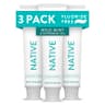 Native Whitening Fluoride-Free Toothpaste, Wild Mint & Peppermint, 4.1 oz (3-Pack)