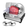 FOHERE 200W Electric Meat Slicer Machine for Home, 7.5-Inch Dual Blades