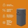 Pet Genie 2.5-Gallon Dog Waste Disposal Pail with Odor-Locking Sliding Lever