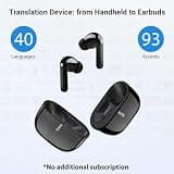 FICALLO A20 AI Handheld Language Translator, 5.0-inch Screen, 8MP Camera