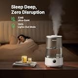 Homvana H101 SilentSpray Cool Mist Humidifier for Bedrooms and Nurseries, 3.6L