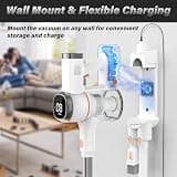 Tikom V500 Cordless Stick Vacuum Cleaner with LED Touch Screen & Wall Mount