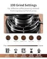 SHARDOR Professional 64mm Flat Burr Coffee Grinder with Digital LED Timer