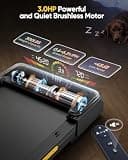 TOPUTURE Under Desk Treadmill, 15% Auto Incline, 3.0HP Brushless Motor, RGB Display