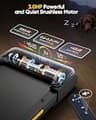 TOPUTURE Under Desk Treadmill, 15% Auto Incline, 3.0HP Brushless Motor, RGB Display
