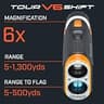Bushnell Tour V6 Shift Golf Rangefinder with Visual JOLT and BITE Mount