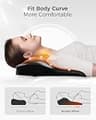 Boriwat Back Massager with Heat, 3D Kneading Massage Pillow with Remote