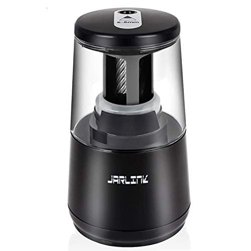 JARLINK Heavy-Duty Helical Blade Electric Pencil Sharpener with Dual Power Options