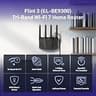 GL.iNet Flint 3 GL-BE9300 Tri-Band WiFi 7 Router Featuring Five 2.5G Ethernet Ports