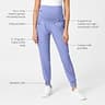 Wink W123 Moisture-Wicking Maternity Jogger Scrub Pants with Cargo Pockets
