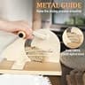 Brvclon Hand Crank Sourdough Bread Slicer with Stainless Steel Blade Base
