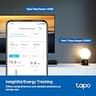 TP-Link Tapo P110M Matter Smart Plug Mini with Energy Monitoring (4-Pack)
