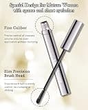 60 Plus Cosmetics Hypoallergenic Tubing Mascara for Mature Women (Brown)