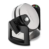 Cuisinart WAF-F30NAS Round 180-Degree Flip Belgian Waffle Maker with Ceramic Plates