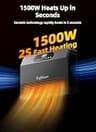 Brightown 1500W Smart Wall Heater with Accurate Thermostat and App Voice Control