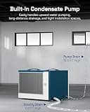 HBN 125 Pint Commercial Crawl Space Dehumidifier with Dual Drainage System
