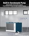 HBN 125 Pint Commercial Crawl Space Dehumidifier with Dual Drainage System