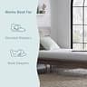 Lucid 6-Inch Firm Gel Memory Foam Twin Mattress with Bamboo Charcoal Layer