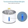 Wonder Creature Stainless Steel Cat Water Fountain with Water Shortage Alert 2.4L