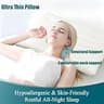 iFaon Ultra Flat 2.5-Inch Down-Alternative Hypoallergenic Microfiber Pillow Set