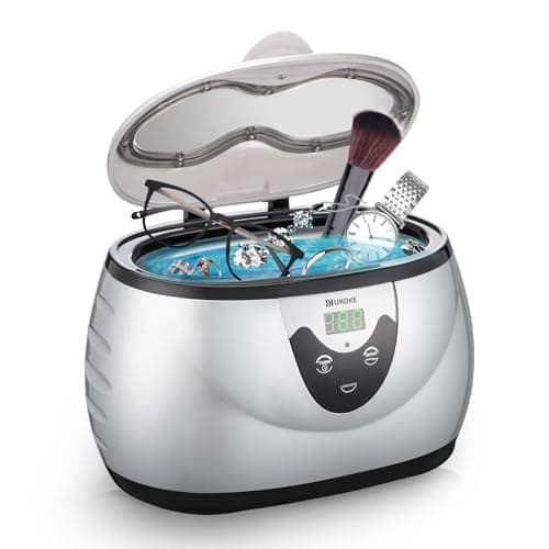Ukoke UUC06S Large Capacity Ultrasonic Cleaner, 42,000 Hz with Digital Timers