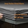 SONORO KATE Super Soft Microfiber 1800 Thread Count Equivalent Sheet Set, 6-Piece Queen