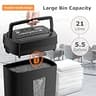 Bonsaii C275-A 12-Sheet Cross-Cut Heavy Duty Shredder with P-4 Security